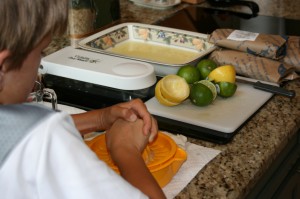 get the kids involved in ceviche prep