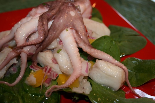 radical octopus ceviche