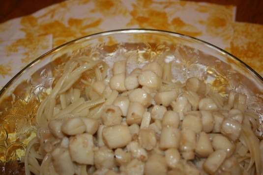 scallops and pasta