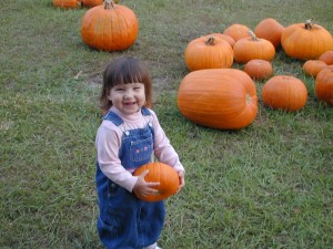 kids love pumpkins