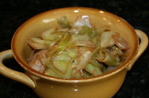 comfort in cabbage and onions